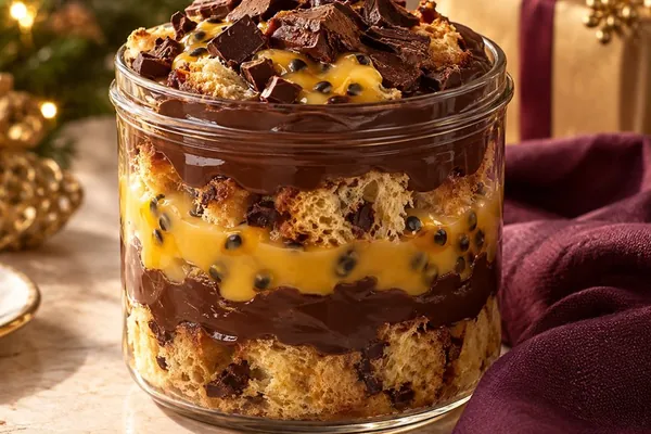 Pote de maracujá & chocolate intenso