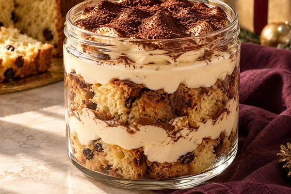 Pote de tiramisù sem álcool